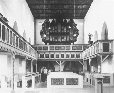 The empty case of the Schnitger-organ in Wegeleben
